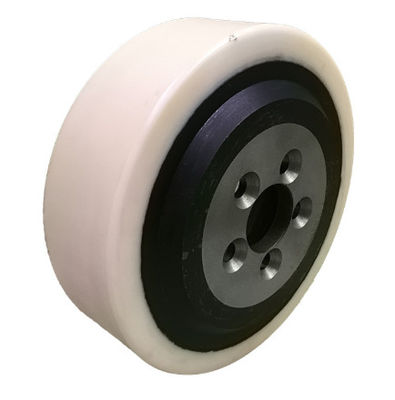колесо привода для электрического PU тележки паллета на стальных рицинусах 200mm