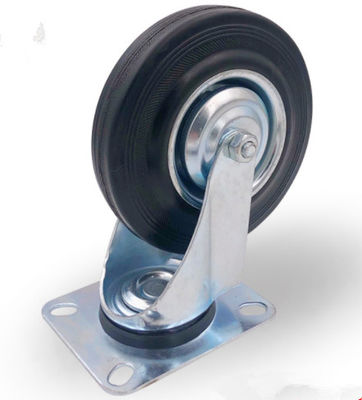 плита промышленного шарнирного соединения рицинуса колеса вагонетки резинового верхняя 5 дюймов