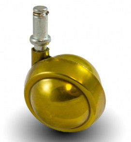 Латунный винтажный рицинус шарика со стержнем кольца сжатия