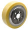 колесо привода для электрического PU тележки паллета на стальных рицинусах 200mm